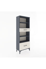 Arges Dolap 4 Raflı 2 Çekmeceli 60x30x163 Antrasit-Aytaşı