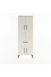 Arges Dolap 3 Raflı Tek Çekmeceli 4 Kapaklı 60x30x163 Aytaşı-Aytaşı