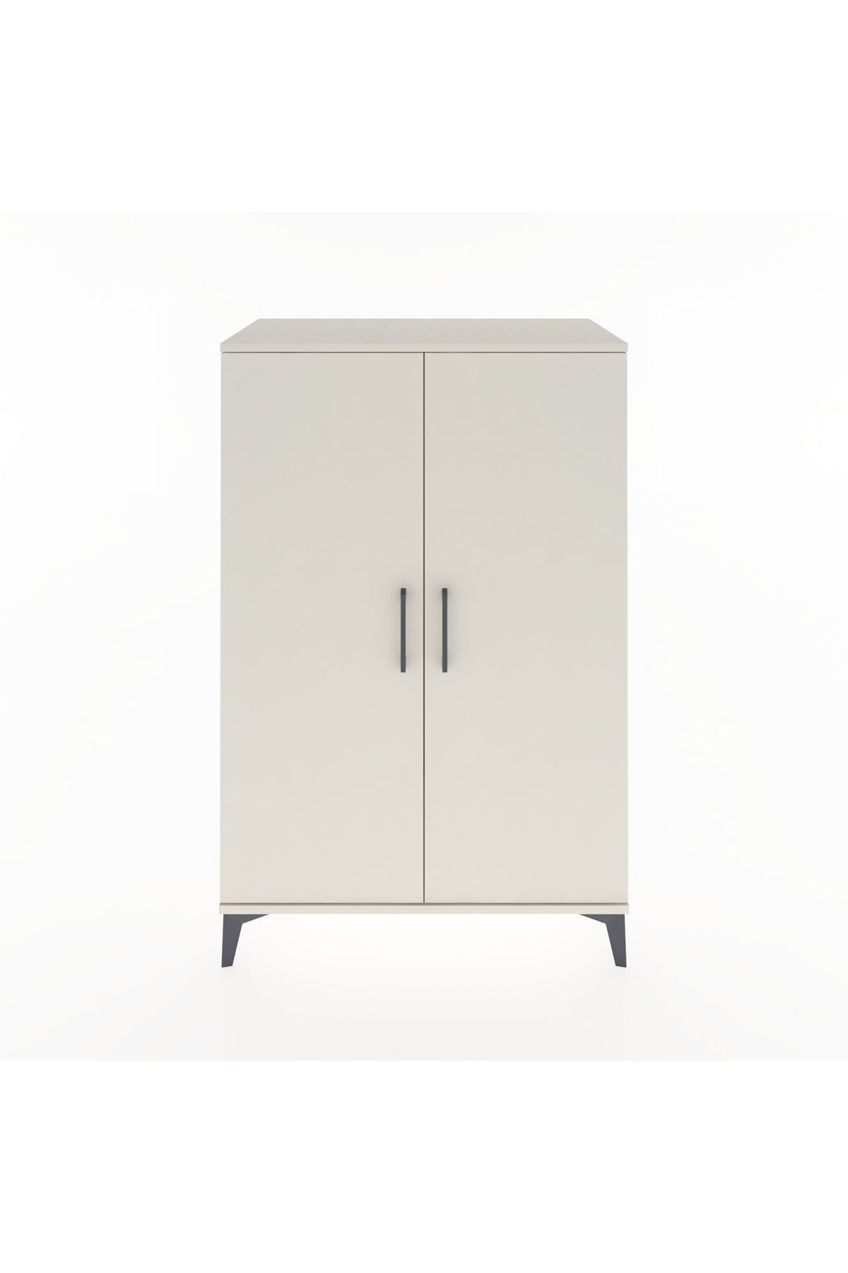 Hyperion Dolap 2 Kapaklı Tek Askılı 88x44x134 Aytaşı-Aytaşı