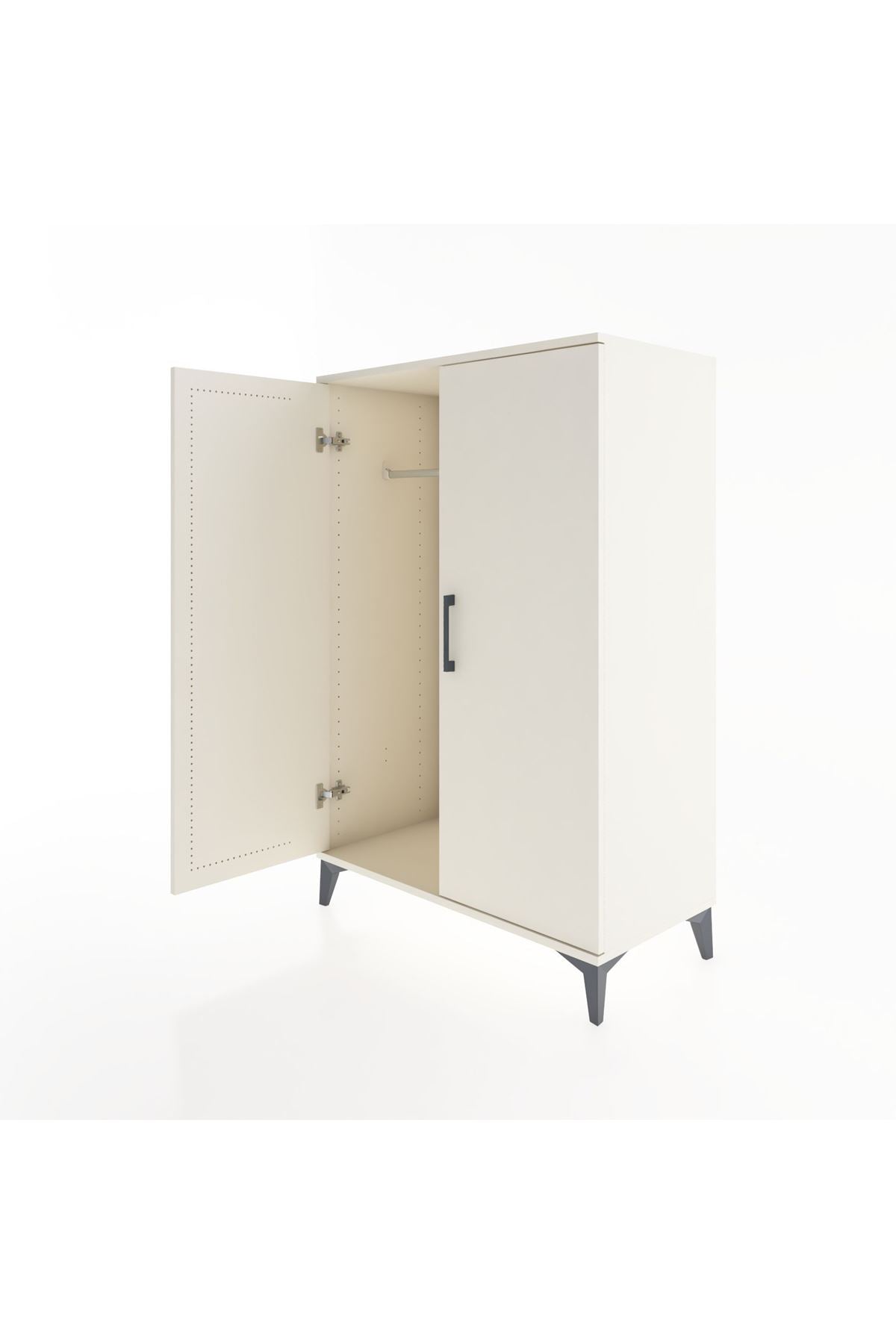 Hyperion Dolap 2 Kapaklı Tek Askılı 88x44x134 - S51M111V1B