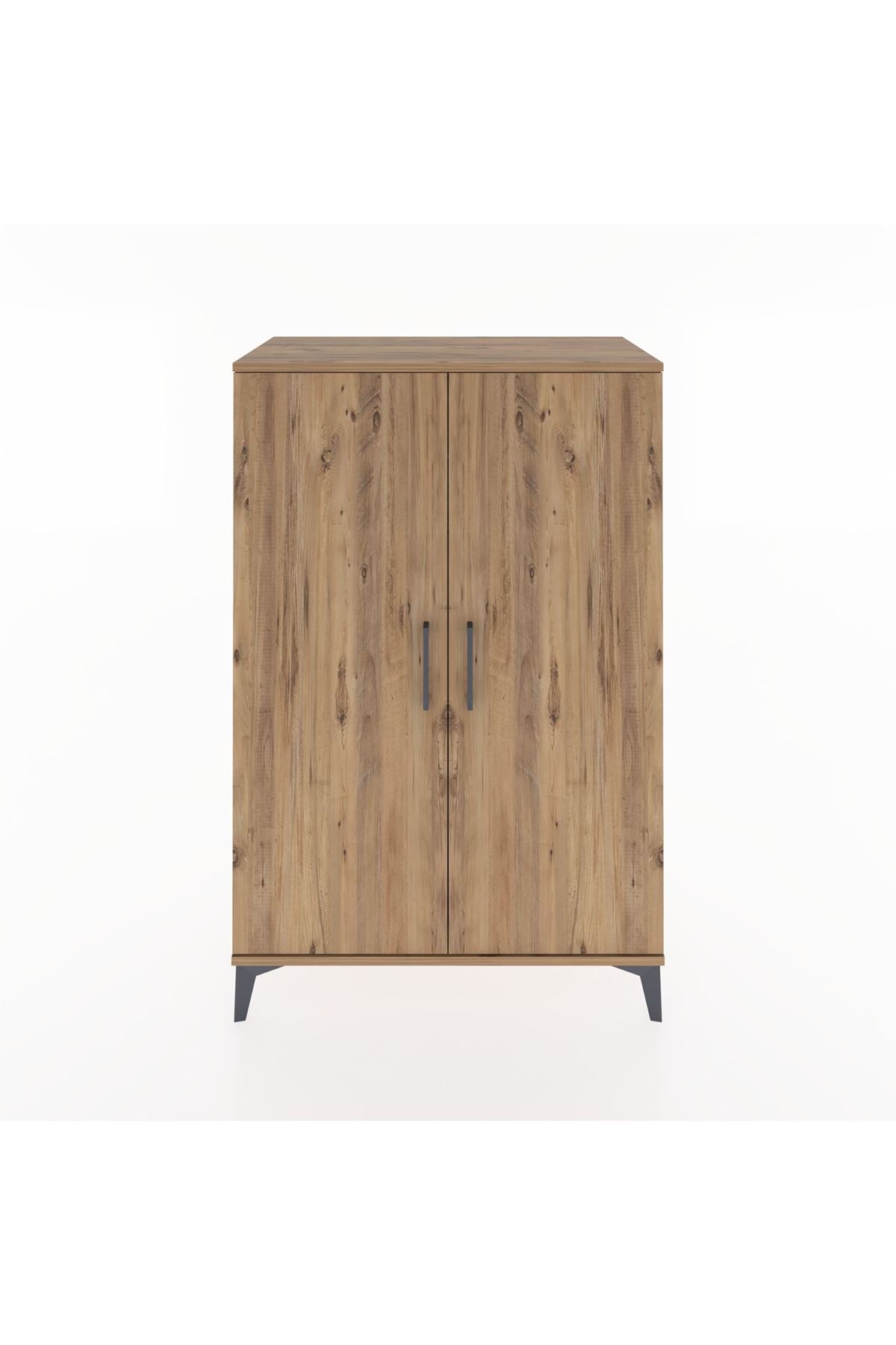 Hyperion Dolap 2 Kapaklı Tek Askılı 88x44x134 Çam-Çam