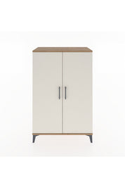Hyperion Dolap 2 Raflı 2 Kapaklı Tek Askılı 88x44x134 Çam-Aytaşı