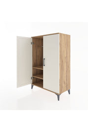 Hyperion Dolap 2 Raflı 2 Kapaklı Tek Askılı 88x44x134 - S51M113V7B