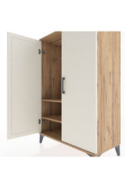 Hyperion Dolap 2 Raflı 2 Kapaklı Tek Askılı 88x44x134 - S51M113V7B