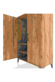 Hyperion Dolap 2 Raflı 2 Kapaklı Tek Askılı 88x44x134 - S51M113V9B