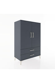 Hyperion Dolap Tek Raflı 2 Çekmeceli Tek Askılı 88x44x134 - S51M115V5B