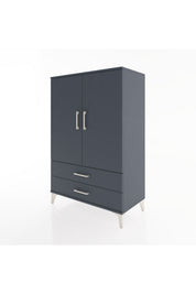 Hyperion Dolap Tek Raflı 2 Çekmeceli Tek Askılı 88x44x134 - S51M115V5B