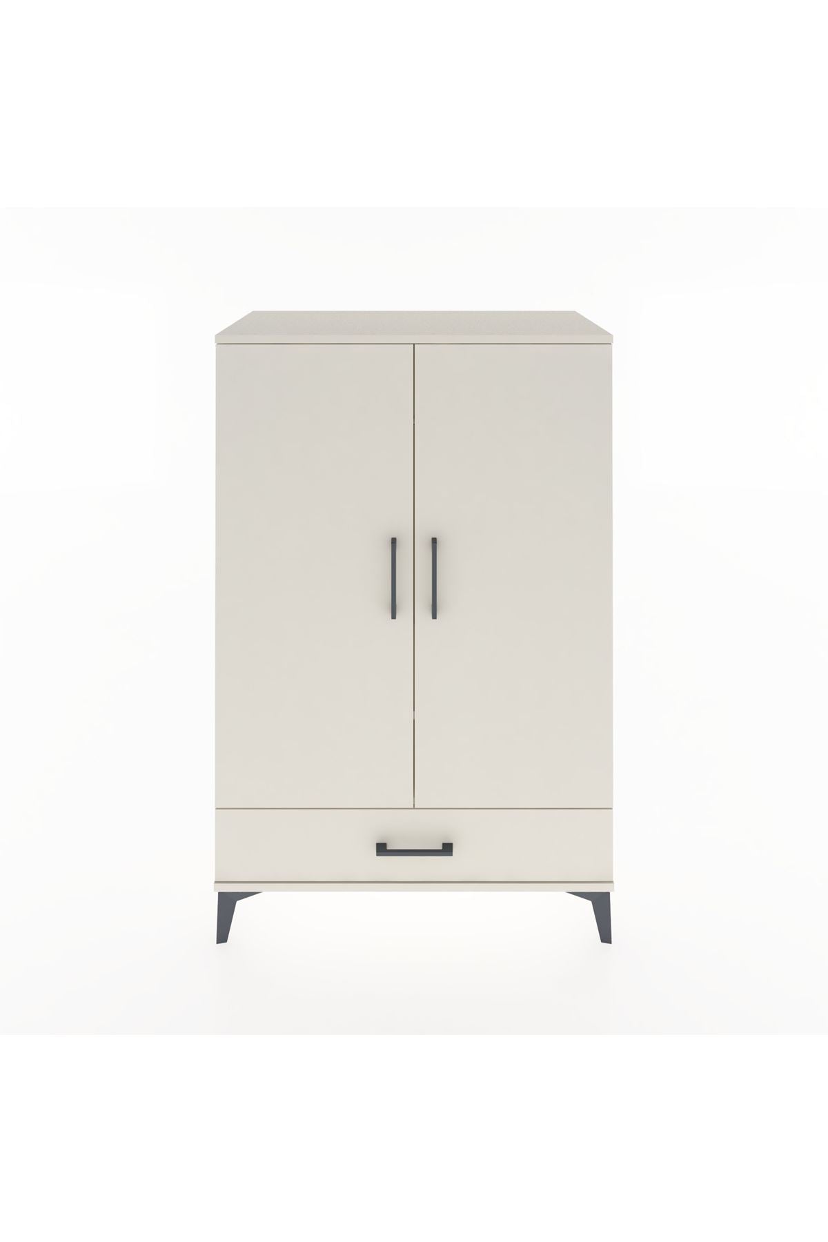 Hyperion Dolap Tek Raflı Tek Çekmeceli Tek Askılı 88x44x134 - S51M116V1B