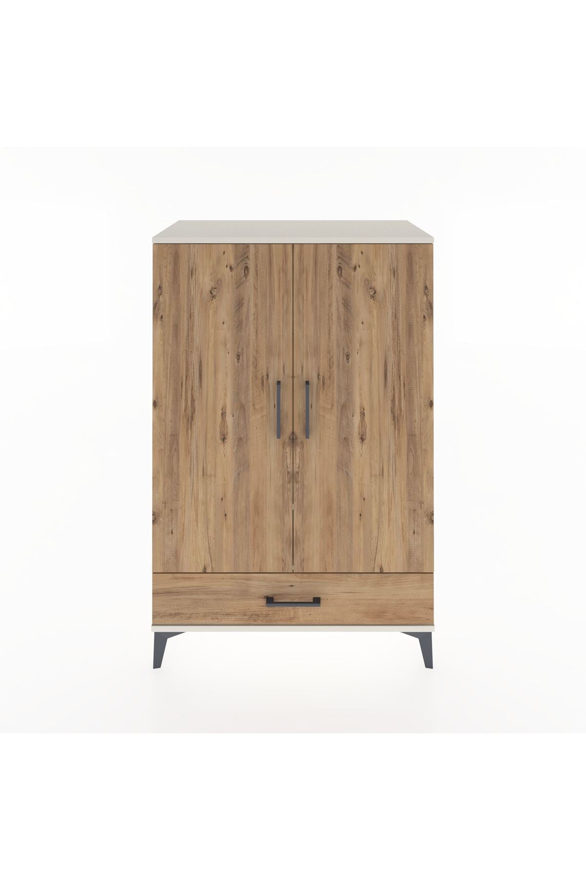 Hyperion Dolap Tek Raflı Tek Çekmeceli Tek Askılı 88x44x134 - S51M116V3B