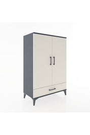 Hyperion Dolap Tek Raflı Tek Çekmeceli Tek Askılı 88x44x134 - S51M116V4B