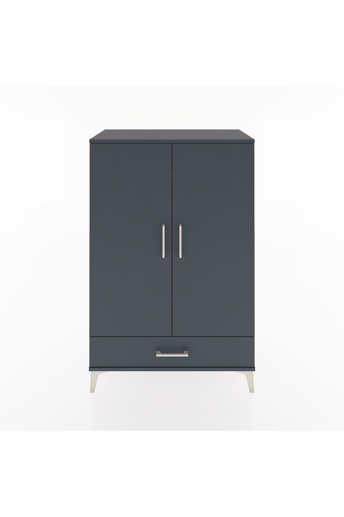 Hyperion Dolap Tek Raflı Tek Çekmeceli Tek Askılı 88x44x134 - S51M116V5B