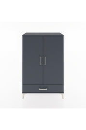 Hyperion Dolap Tek Raflı Tek Çekmeceli Tek Askılı 88x44x134 - S51M116V5B