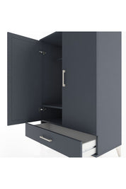 Hyperion Dolap Tek Raflı Tek Çekmeceli Tek Askılı 88x44x134 - S51M116V5B