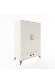 Hyperion Dolap Tek Raflı Tek Çekmeceli Tek Askılı 88x44x134 - S51M117V1B