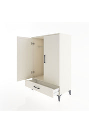 Hyperion Dolap Tek Raflı Tek Çekmeceli Tek Askılı 88x44x134 - S51M117V1B