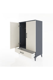 Hyperion Dolap Tek Raflı Tek Çekmeceli Tek Askılı 88x44x134 - S51M117V4B