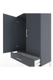 Hyperion Dolap Tek Raflı Tek Çekmeceli Tek Askılı 88x44x134 - S51M117V5B