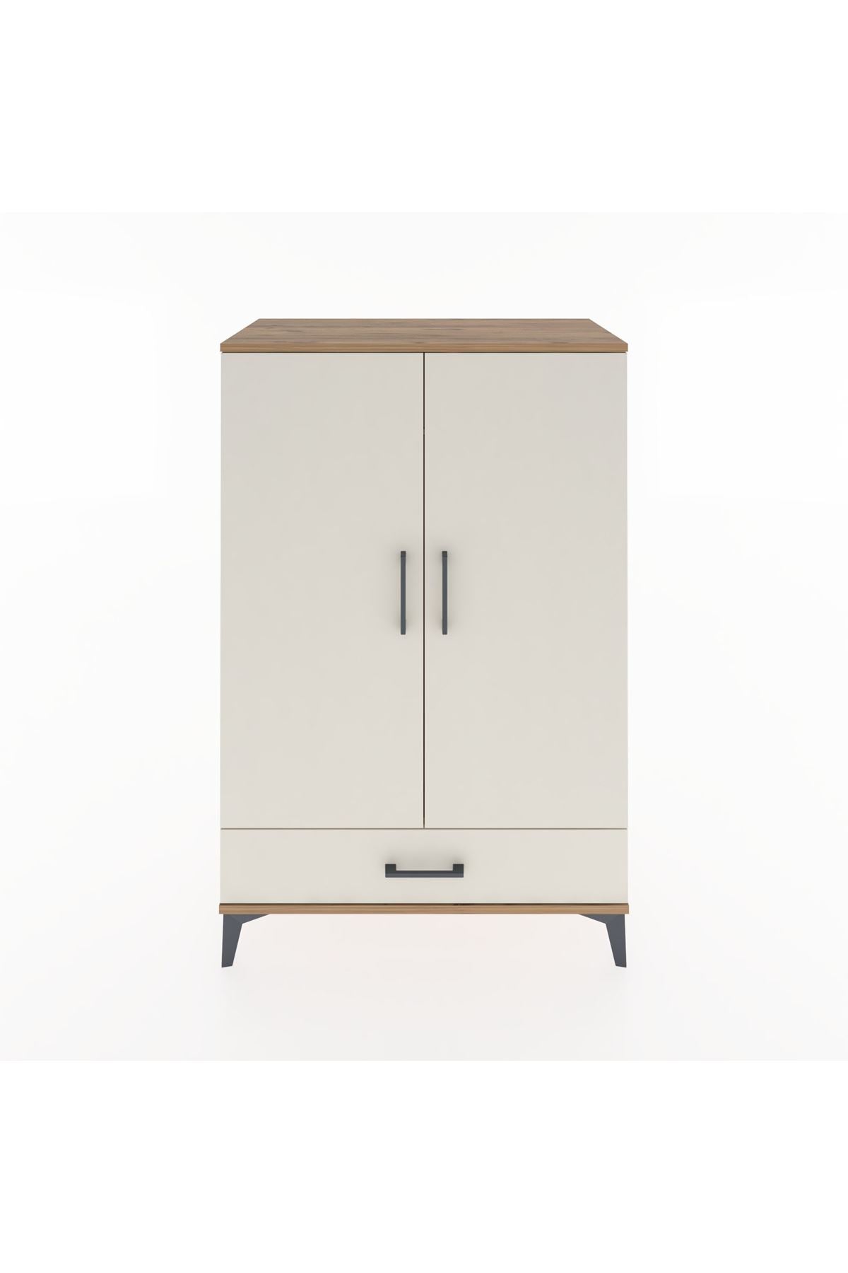 Hyperion Dolap Tek Raflı Tek Çekmeceli Tek Askılı 88x44x134 - S51M117V7B