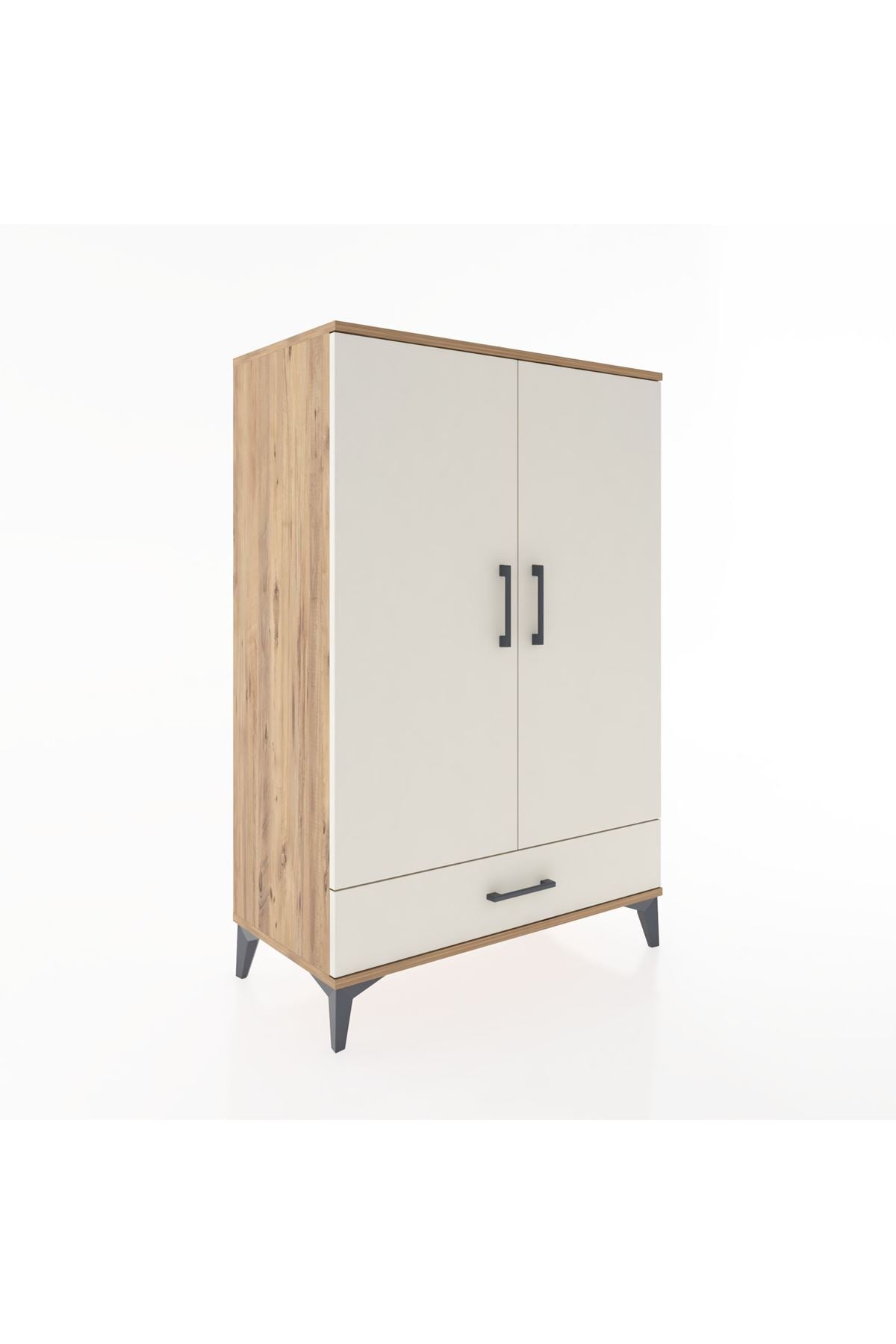 Hyperion Dolap Tek Raflı Tek Çekmeceli Tek Askılı 88x44x134 - S51M117V7B