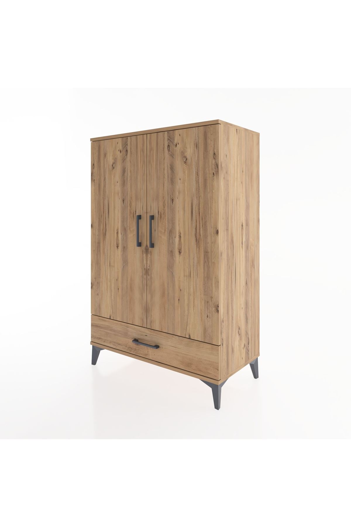 Hyperion Dolap Tek Raflı Tek Çekmeceli Tek Askılı 88x44x134 - S51M117V9B
