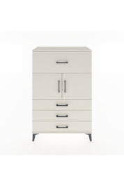 Hyperion Dolap Tek Raflı 4 Çekmeceli 2 Kapaklı 88x44x134 - S51M119V1B