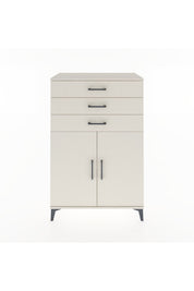 Hyperion Dolap Tek Raflı 3 Çekmeceli 2 Kapaklı 88x44x134 - S51M120V1B