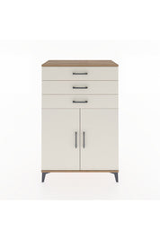 Hyperion Dolap Tek Raflı 3 Çekmeceli 2 Kapaklı 88x44x134 - S51M120V7B