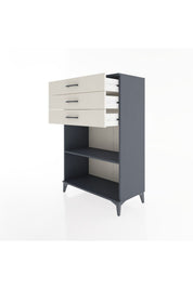 Hyperion Dolap Tek Raflı 3 Çekmeceli 88x44x134 - S51M121V4B