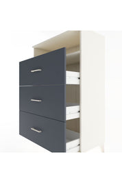 Hyperion Dolap Tek Raflı 3 Çekmeceli 88x44x134 - S51M123V2B