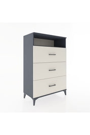 Hyperion Dolap Tek Raflı 3 Çekmeceli 88x44x134 - S51M123V4B