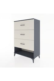 Hyperion Dolap 3 Çekmeceli 88x44x134 Antrasit-Aytaşı