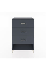 Hyperion Dolap 3 Çekmeceli 88x44x134 Antrasit-Antrasit