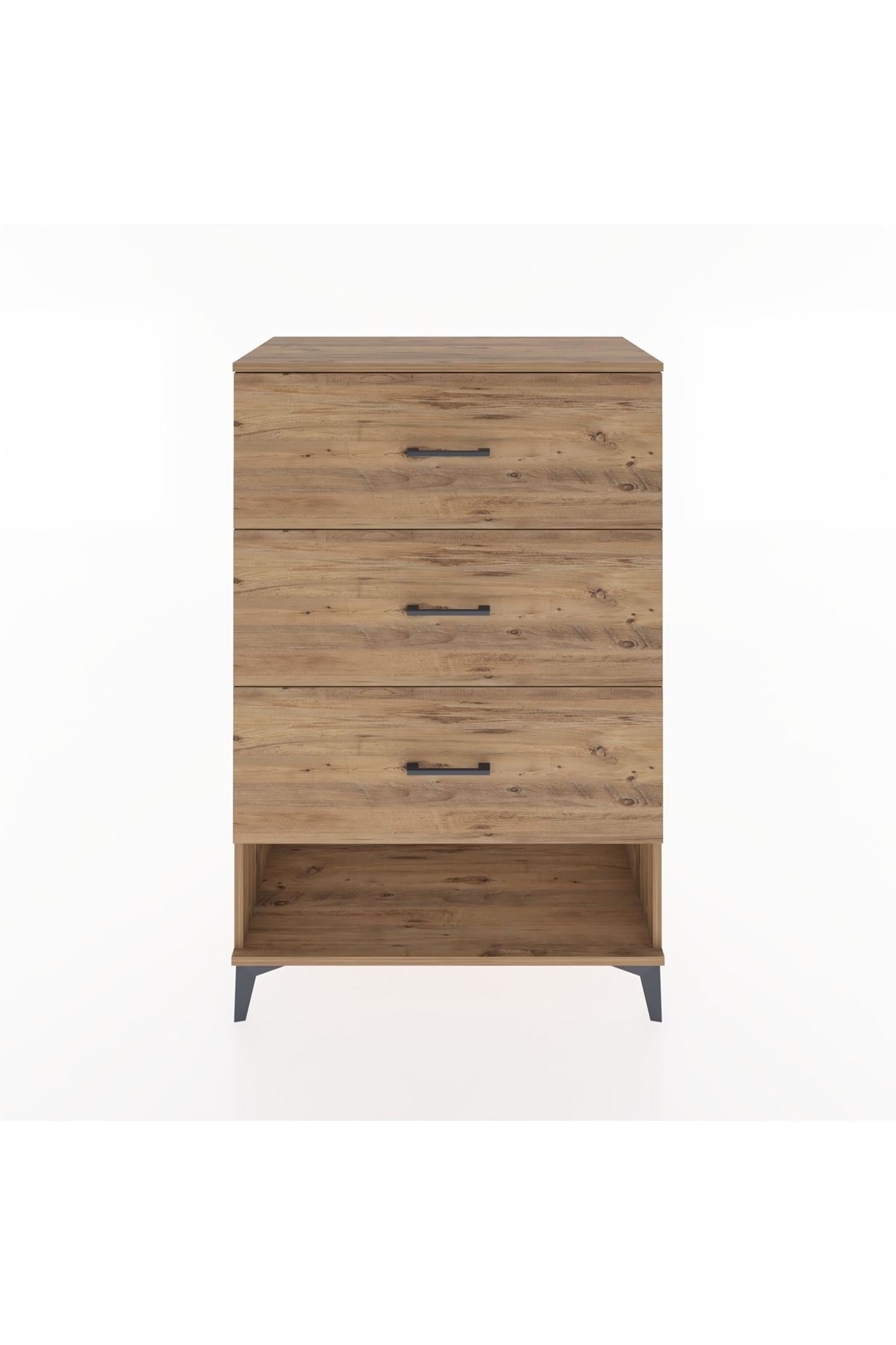 Hyperion Dolap 3 Çekmeceli 88x44x134 Çam-Çam