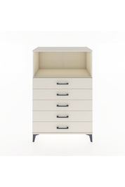 Hyperion Dolap Tek Raflı 4 Çekmeceli 88x44x134 - S51M125V1B