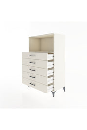 Hyperion Dolap Tek Raflı 4 Çekmeceli 88x44x134 - S51M125V1B
