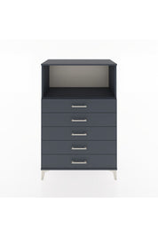 Hyperion Dolap Tek Raflı 4 Çekmeceli 88x44x134 - S51M125V5B