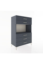 Hyperion Dolap Tek Raflı 5 Çekmeceli 88x44x134 - S51M126V5B