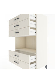 Hyperion Dolap Tek Raflı 5 Çekmeceli 88x44x134 - S51M127V1B