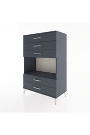 Hyperion Dolap Tek Raflı 5 Çekmeceli 88x44x134 - S51M127V5B