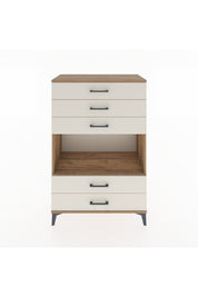 Hyperion Dolap Tek Raflı 5 Çekmeceli 88x44x134 Çam-Aytaşı