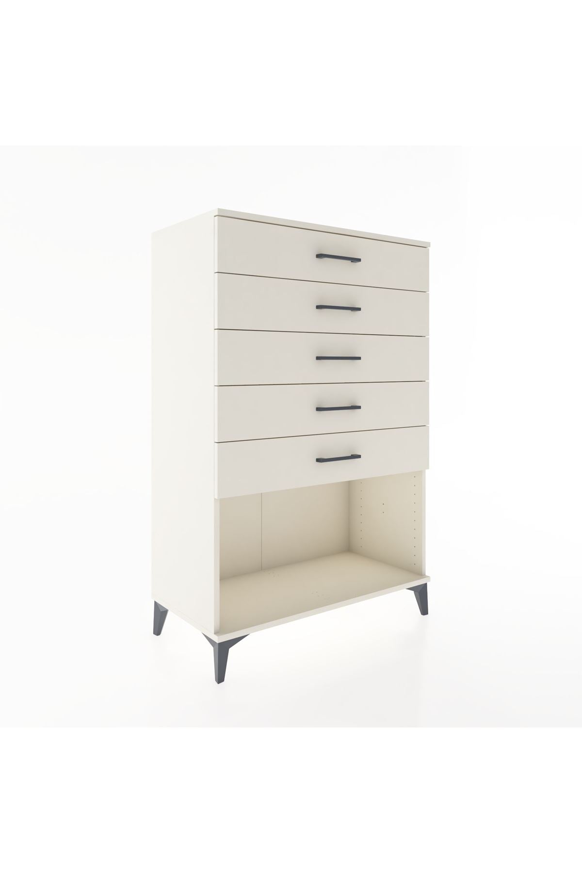 Hyperion Dolap 5 Çekmeceli 88x44x134 - S51M128V1B