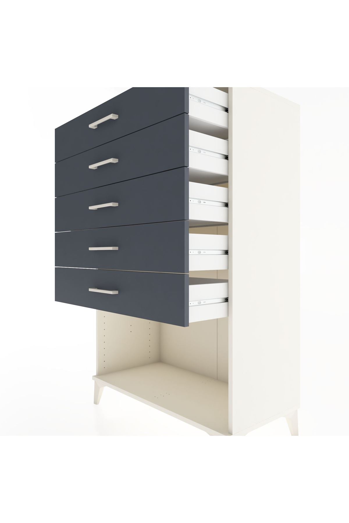 Hyperion Dolap 5 Çekmeceli 88x44x134 - S51M128V2B