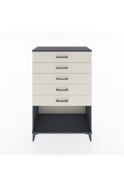 Hyperion Dolap 5 Çekmeceli 88x44x134 Antrasit-Aytaşı