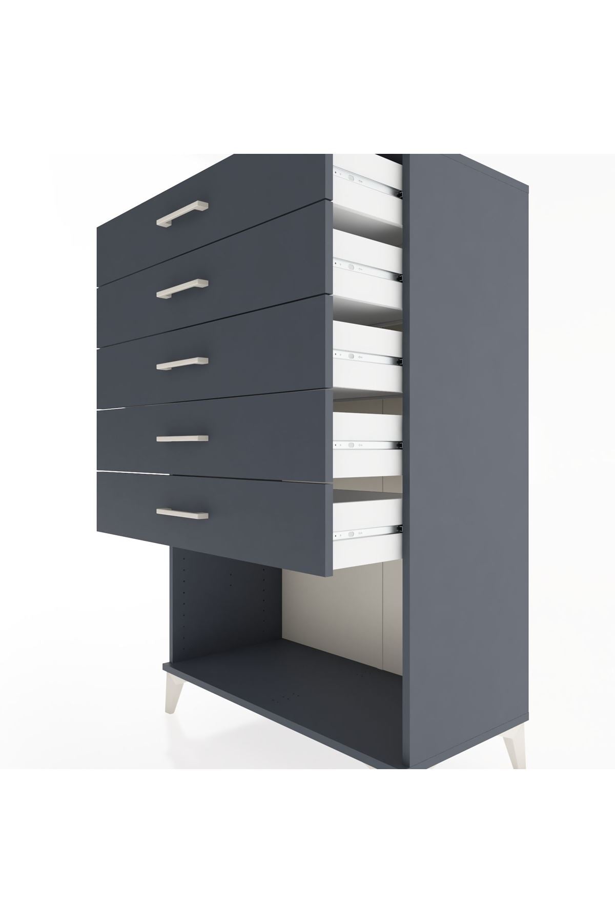 Hyperion Dolap 5 Çekmeceli 88x44x134 - S51M128V5B