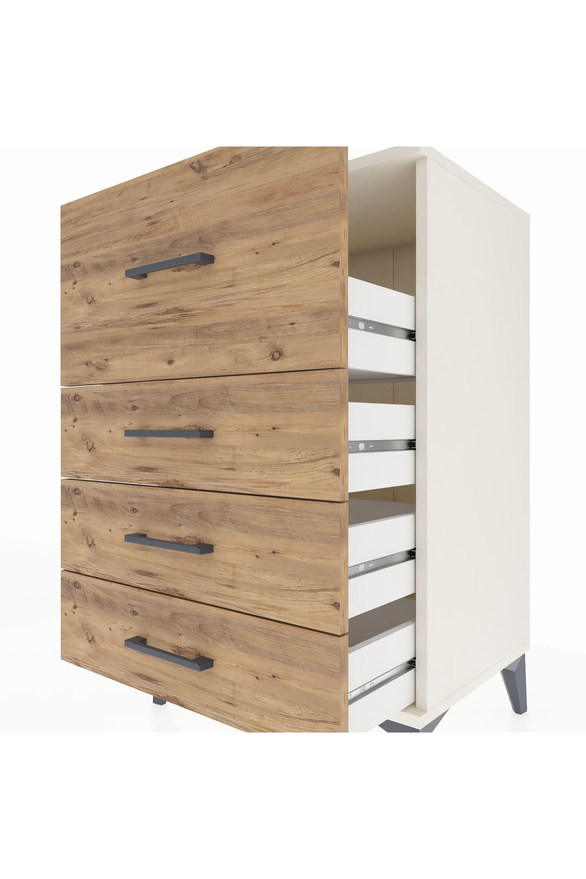 Hyperion Komodin 4 Çekmeceli 60x44x96 Aytaşı-Çam