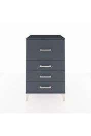 Hyperion Komodin 4 Çekmeceli 60x44x96 Antrasit-Antrasit