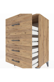 Hyperion Komodin 4 Çekmeceli 60x44x96 Çam-Çam