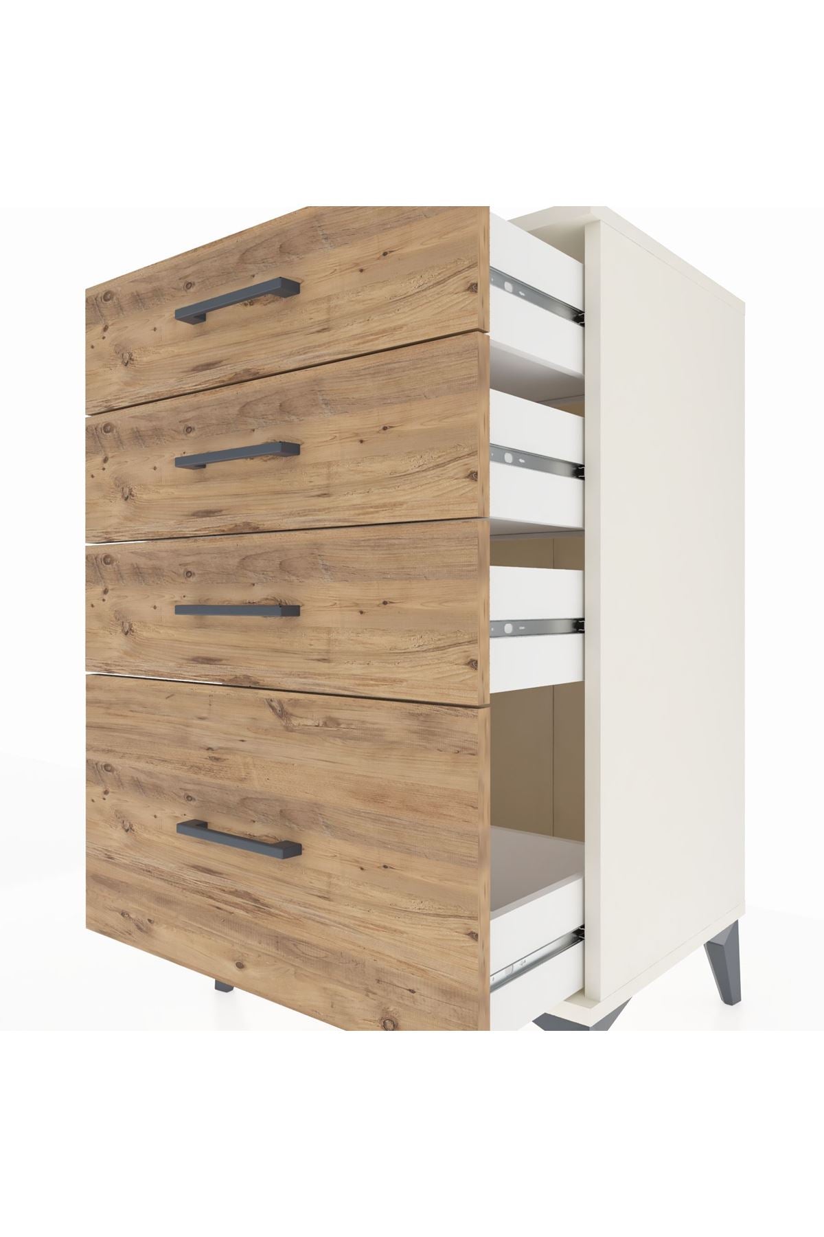 Hyperion Komodin 4 Çekmeceli 60x44x96 Aytaşı-Çam
