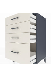 Hyperion Komodin 4 Çekmeceli 60x44x96 Antrasit-Aytaşı