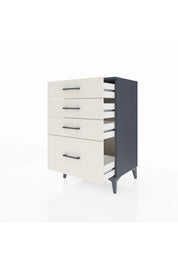 Hyperion Komodin 4 Çekmeceli 60x44x96 Antrasit-Aytaşı